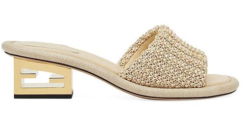 saks Fendi mules